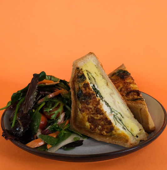 Spinach Feta Quiche